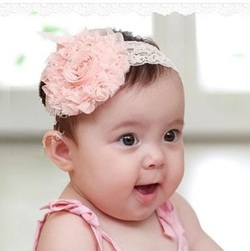 Flower Hair Bows For Babies